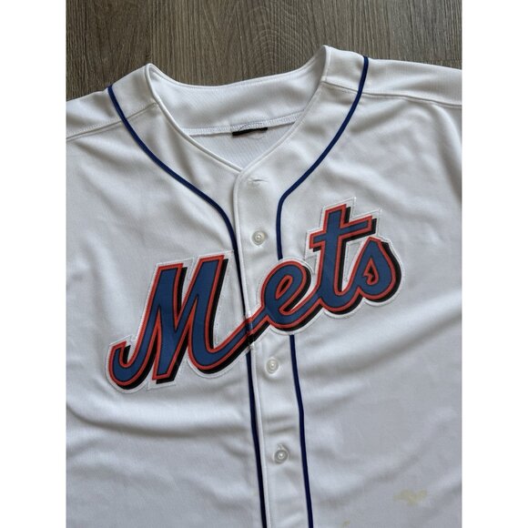 Vintage Y2K New York Mets David Wright #5 Baseball Jersey MLB White Shirt Rare - Picture 3 of 15
